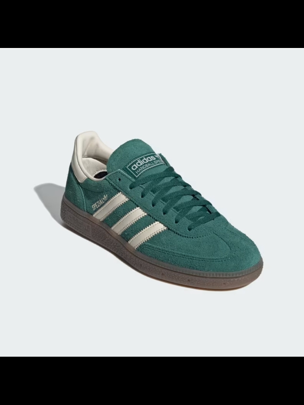 Adidas Women's Handball Spezial  Suede Sneaker in Collegiate Green Size 9.5 NWT